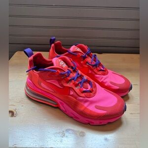 Nike React Air 70 Mystic Red Pink Blast Running Shoe Womens Size 7